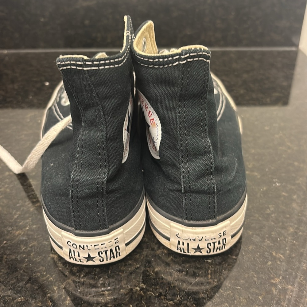 Converse unisex Chuck Taylor’s woman’s size 6.5 or men’s size 4.5 black - Picture 4 of 6